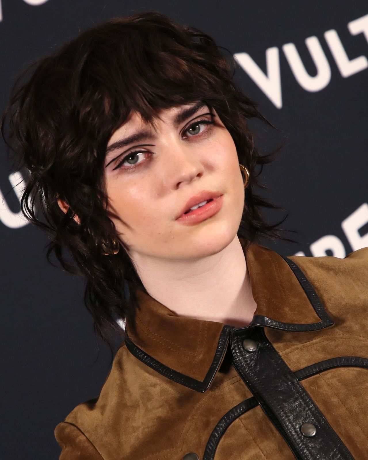 Dark Brown With Blonde Highlights Visual Idea — Wolf Cut