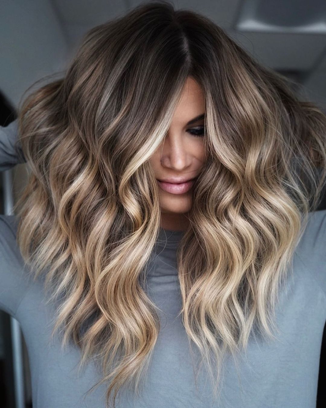 Dark Roots To Platinum Blonde Ombre Visual Idea — Ombre Hair