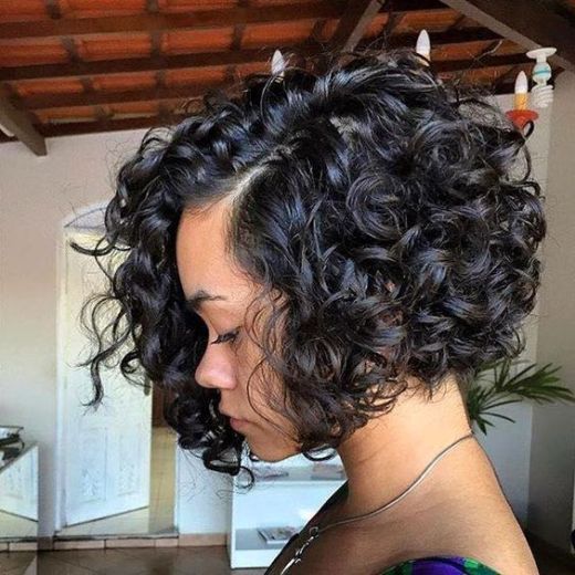 Defined Curly Bob — Prom Hairstyles for Black Women