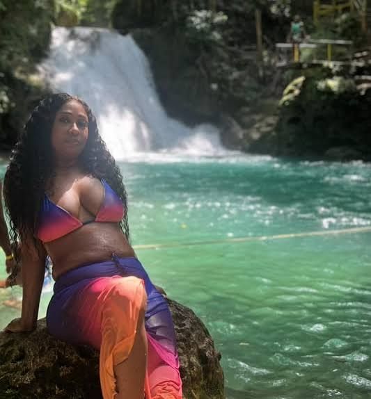 Gradient Print Bikini and Sarong for Tropical Swims — Jamaica Outfits