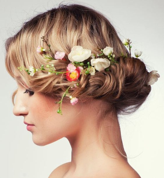 Soft Blonde Updo with Bangs — Bachelorette Hairstyles