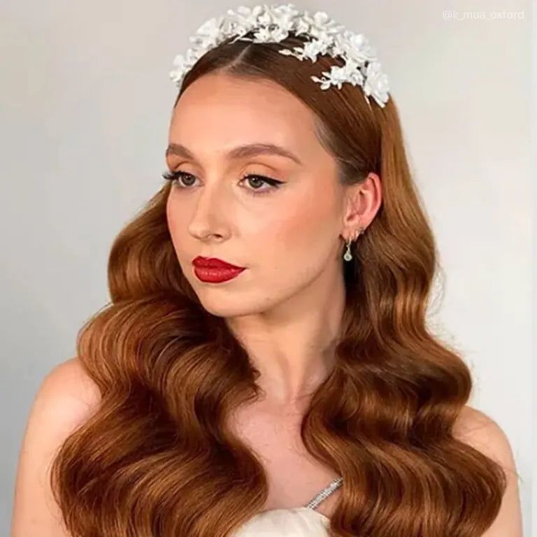 Medium Blonde With Highlights Visual Idea — Wedding Hair Down