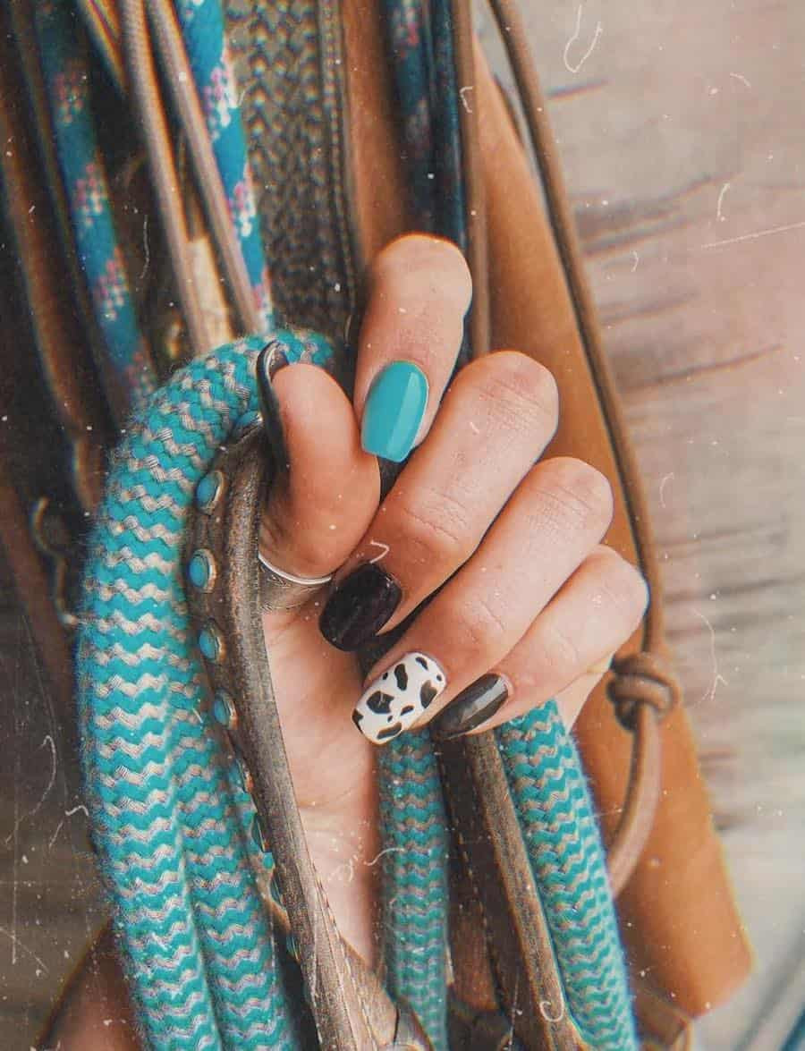 Country Visual Idea — Country Concert Nails