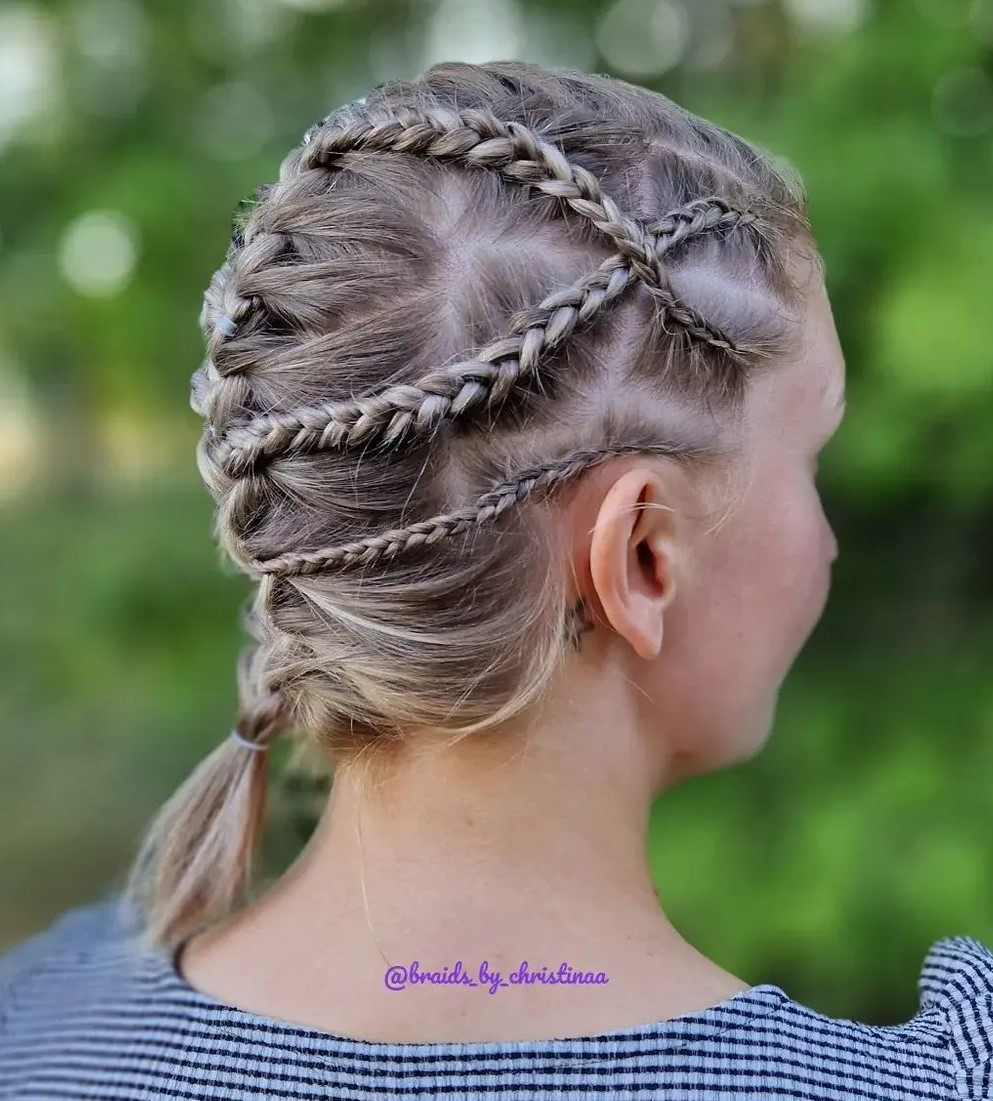 Intricate Blonde Scalp Braids Intricate Blonde Scalp Braids — Track Hairstyles