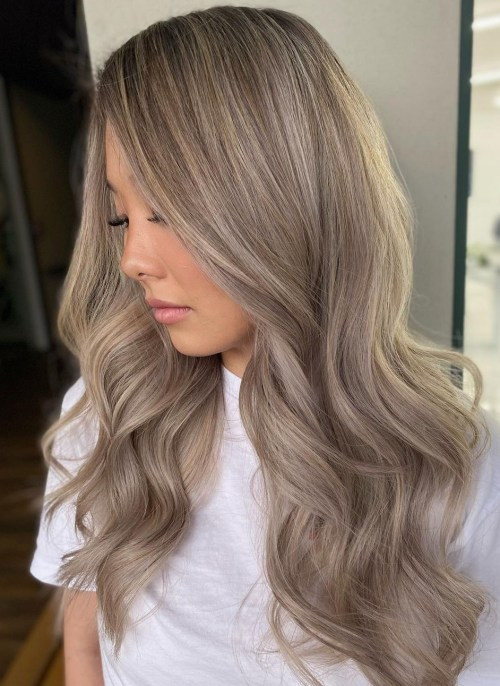 Mid-Back Visual Idea Mid-Back Visual Idea — Ash Blonde