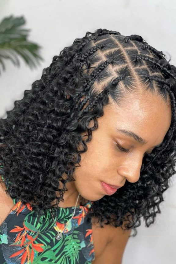 Shoulder Length Visual Idea — Braids for Work