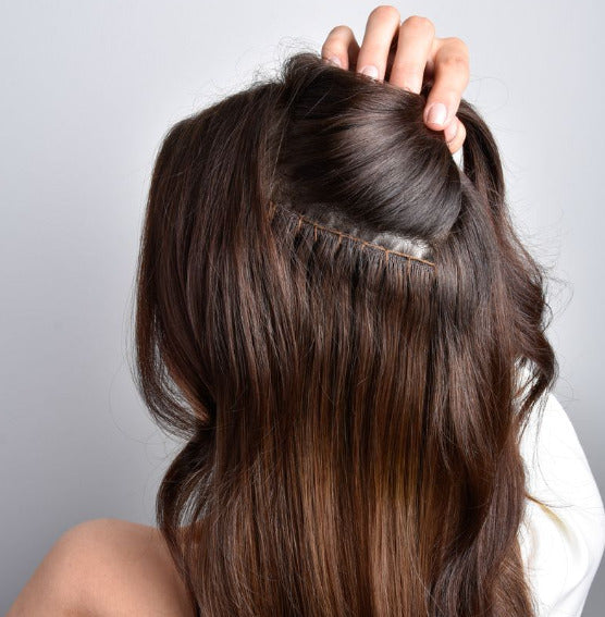 Mid-Back Straight Sew-In Stitch Detail Mid-Back Straight Sew-In Stitch Detail — Sew In Hairstyles