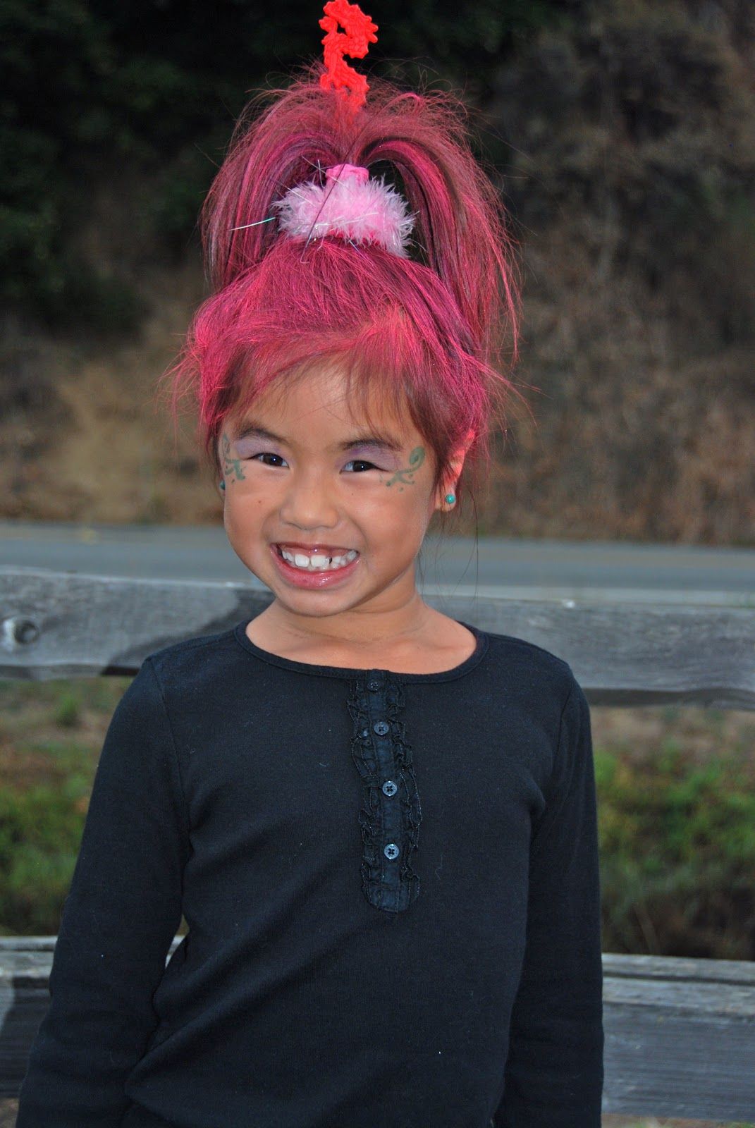 Braids With Pipe Cleaners and Beads — Wacky Hair Day Ideas