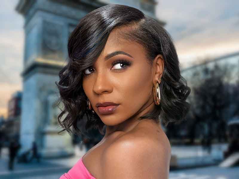 Textured Razor Bob With Highlights Textured Razor Bob With Highlights — Quick Weave Bob