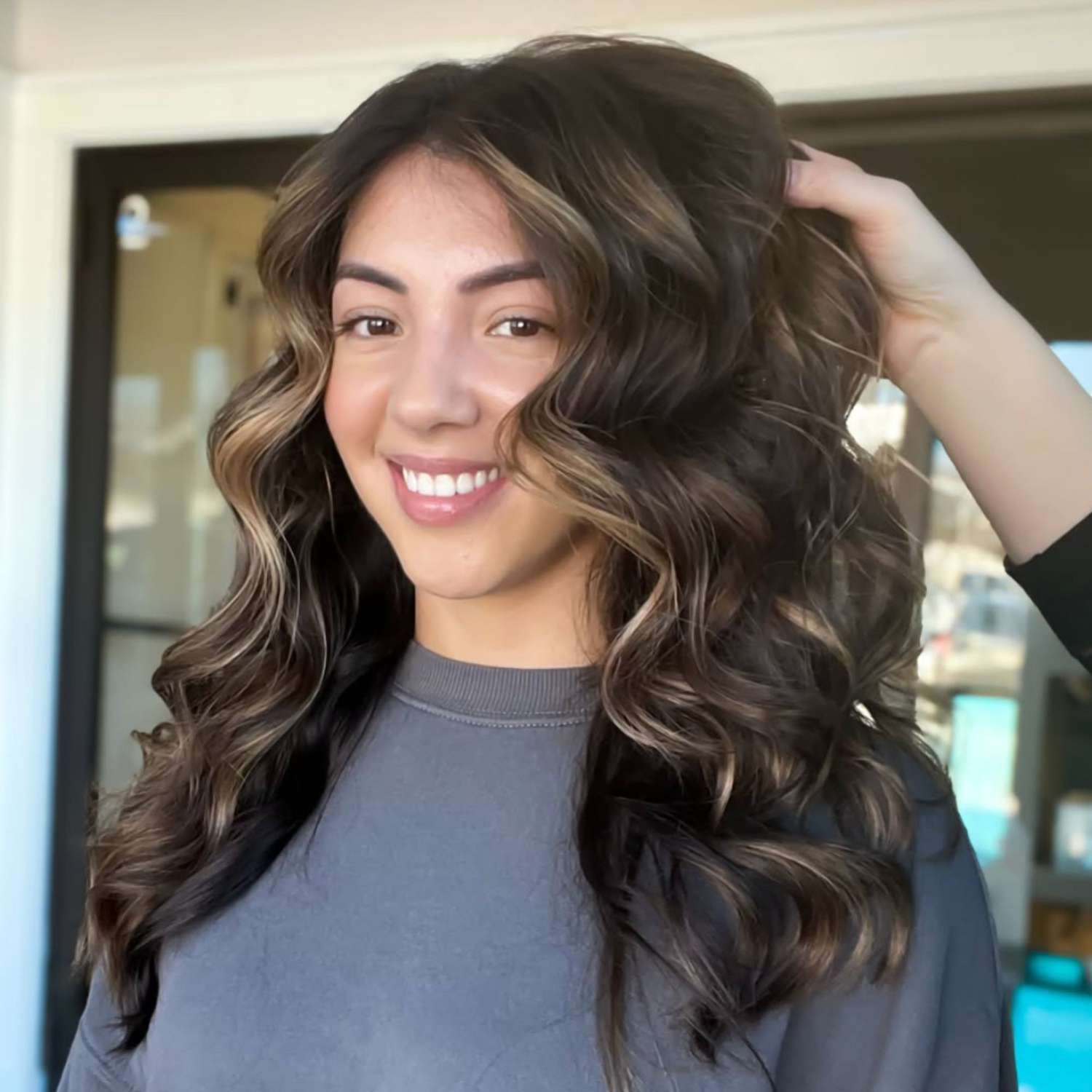 Side Swept Bangs Visual Idea Side Swept Bangs Visual Idea — Honey Balayage