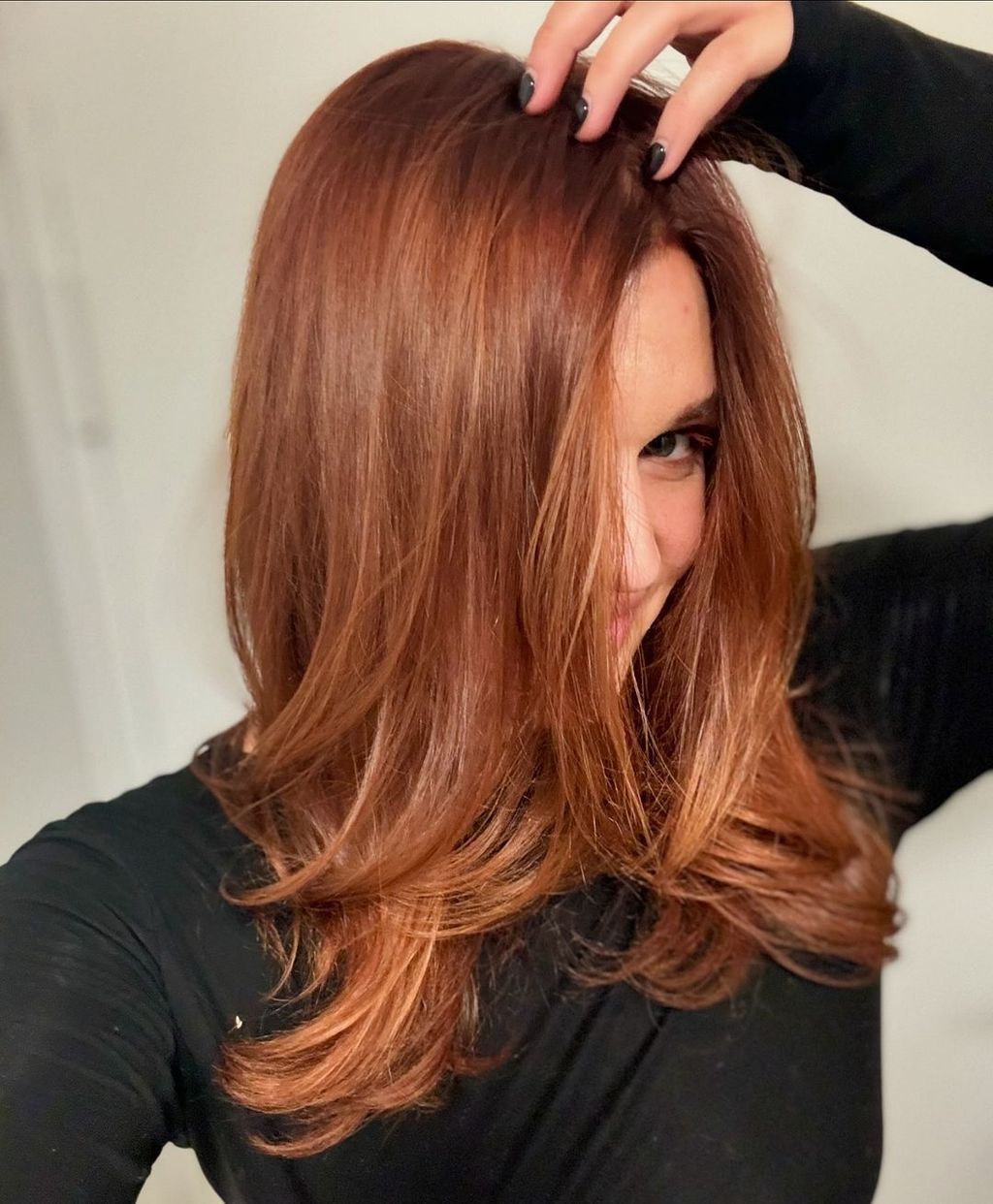 Reddish Brown With Lighter Red Tones Reddish Brown With Lighter Red Tones — Red Brown Hair
