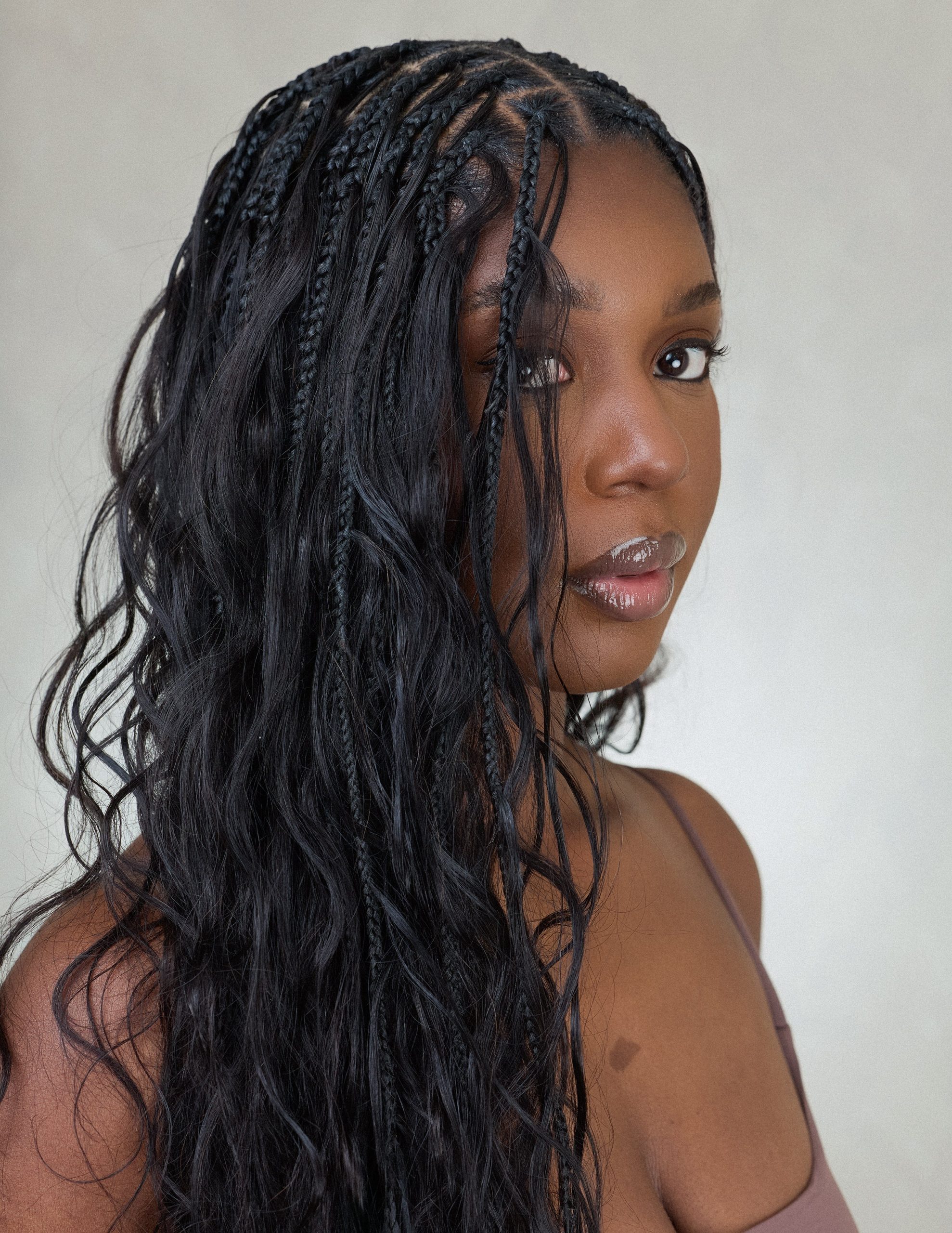 Knotless Braids Loose Wavy Strands