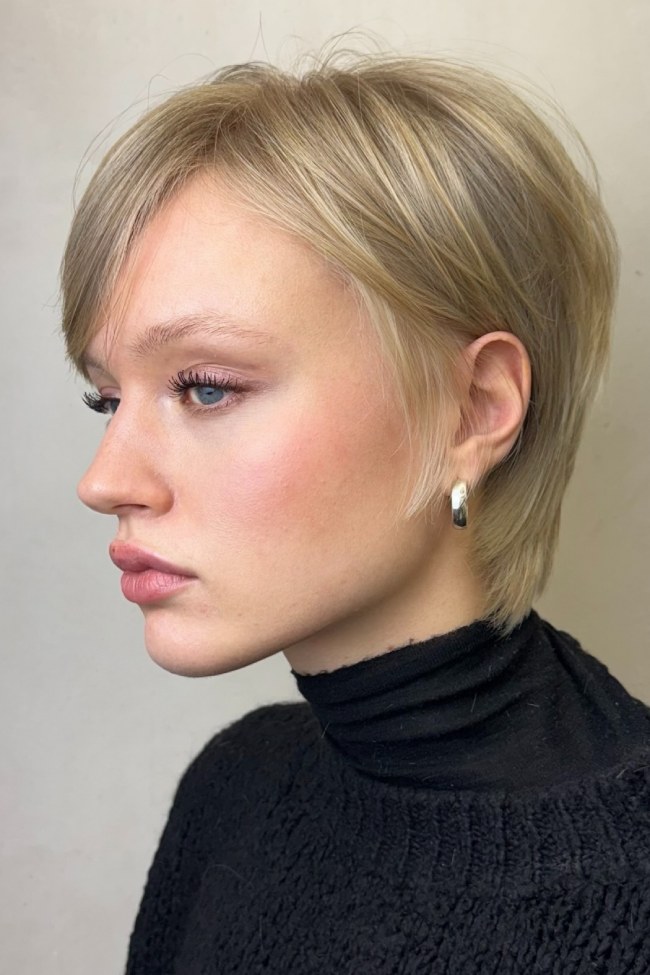 Textured Ash Blonde Crop Textured Ash Blonde Crop — Haircuts for Thin Hair