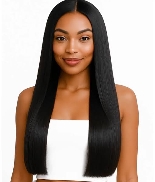 Thick Sleek Black Mid-Back Hair Thick Sleek Black Mid-Back Hair — Silk Press