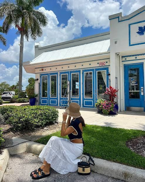 Tiered Maxi Skirt with Black Crop Top for Casual Vacation — Key West Outfits
