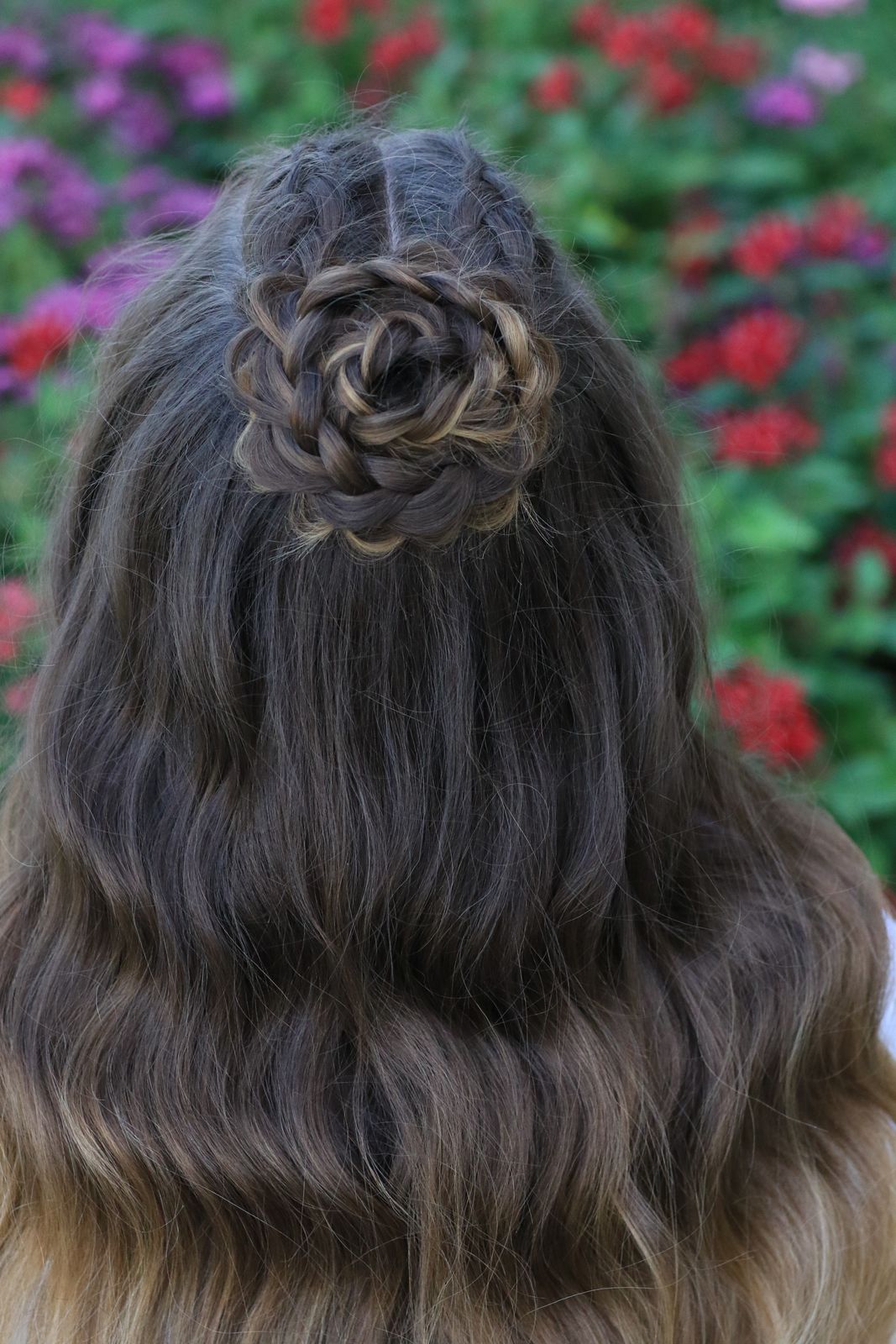Rosette Crown Braided Bun Rosette Crown Braided Bun — Homecoming Hairstyles