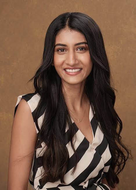 Graphic Impact: Black and White Striped Top for a Bold Headshot — Headshot Outfits