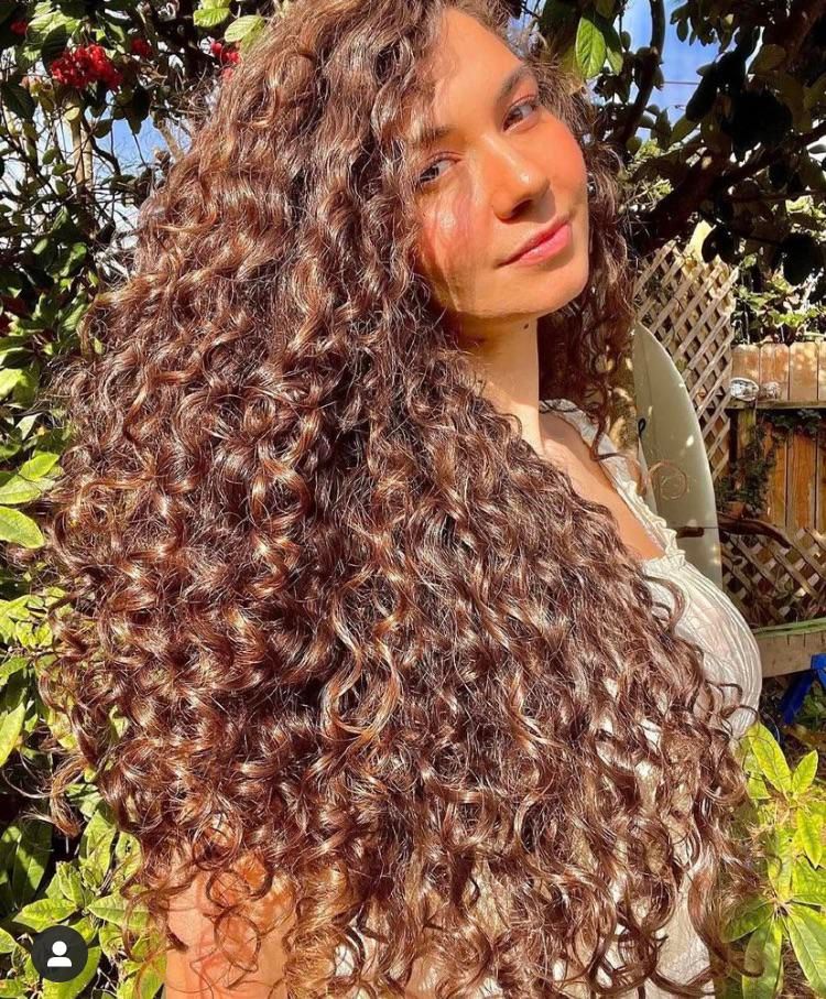 Waist-Length Light Brown Perm Waist-Length Light Brown Perm — Perms for Long Hair