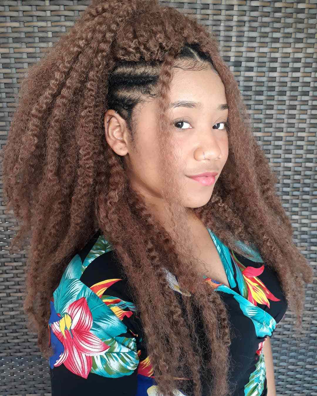 Long Wavy Twists With Blonde Highlights — Marley Twists