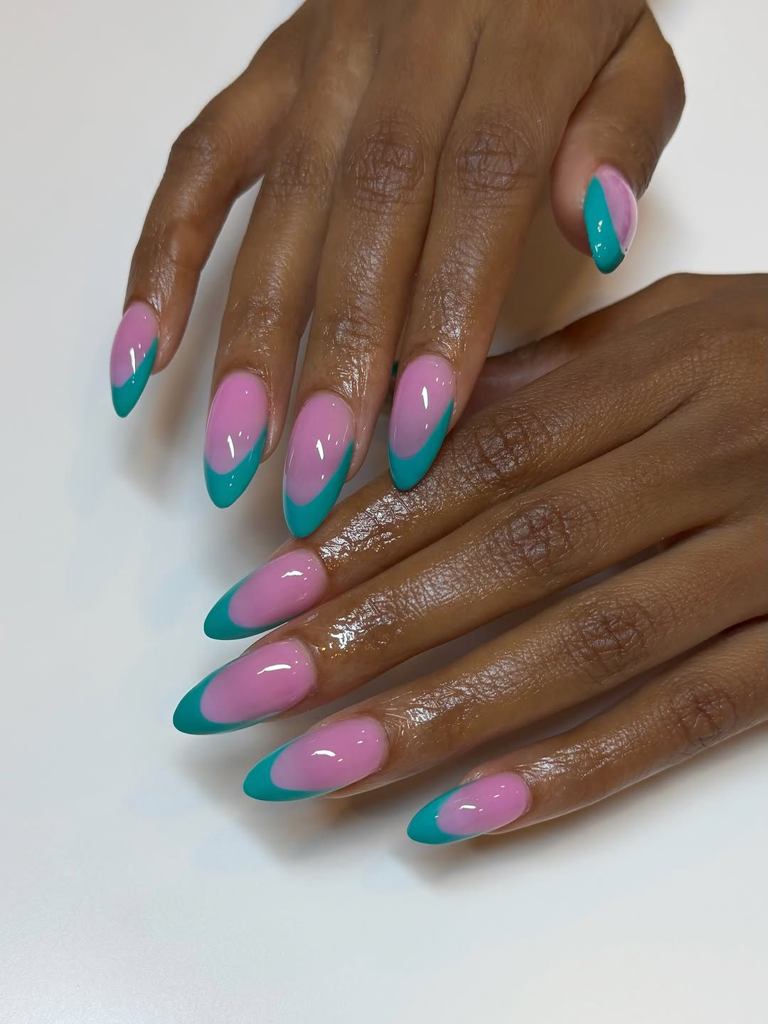 Glossy Glitter Visual Idea — Miami Nails