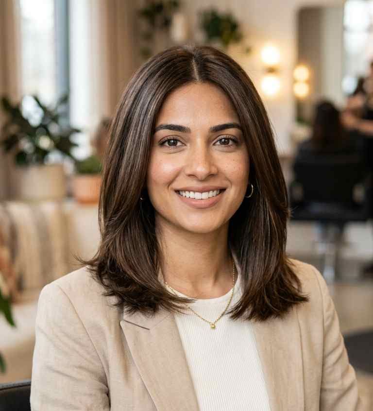 Angled Bob With Layers Visual Idea Angled Bob With Layers Visual Idea — Low Maintenance Haircuts