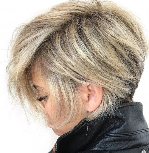 Ash Blonde Pixie with Layered Volume — Pixie Cut for Thick Hair