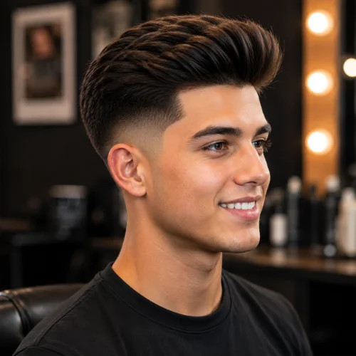 Side Visual Idea — Mid Taper Fade
