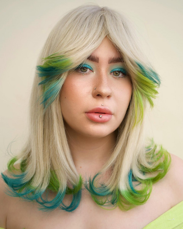 Visual Idea Visual Idea — Dip Dye Hair