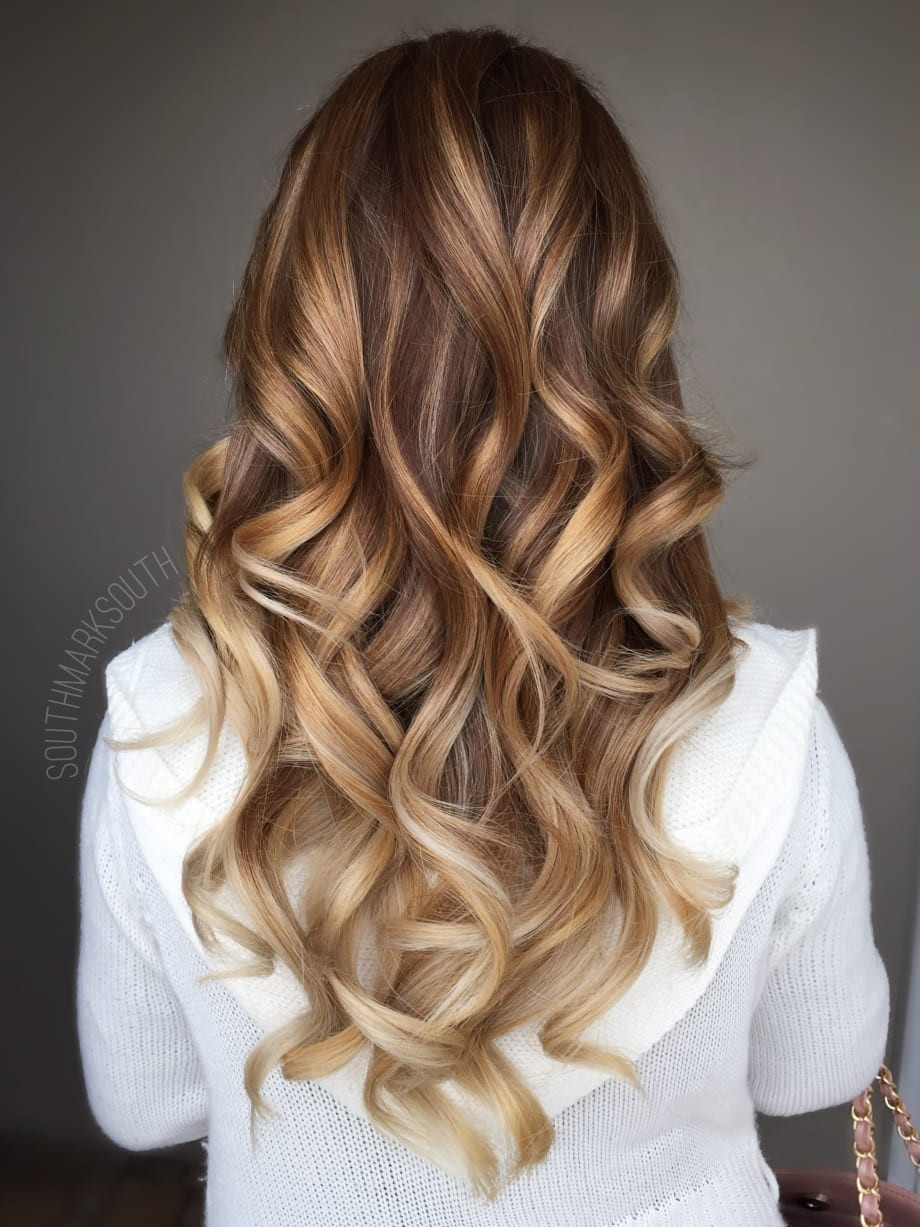 Long Layers Visual Idea — Bronde Hair
