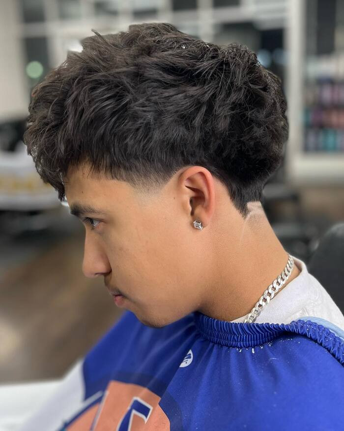 Taper Fade With Rounded Shape Taper Fade With Rounded Shape — Edgar Cut