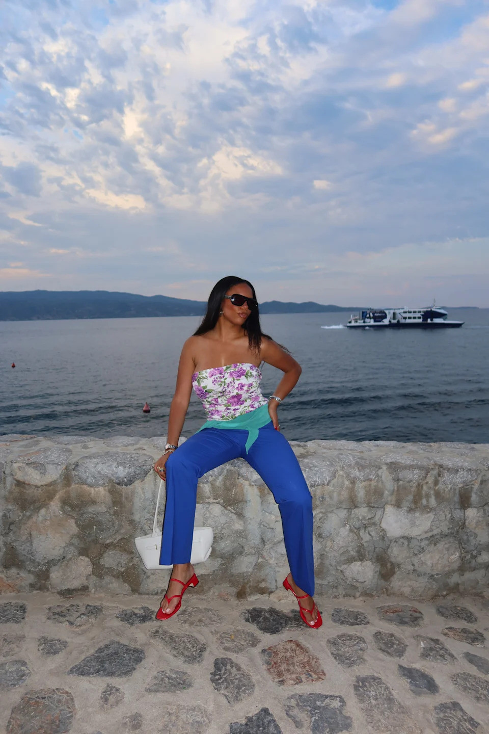 Vacation Evening Outfit Idea Vacation Evening Outfit Idea — Greece Outfits
