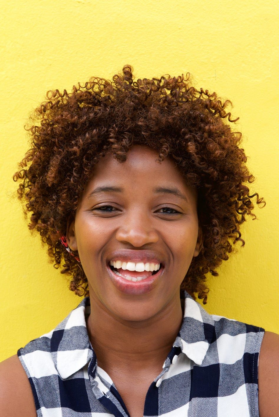 Air-Dried Natural Afro — Short Natural Hairstyles