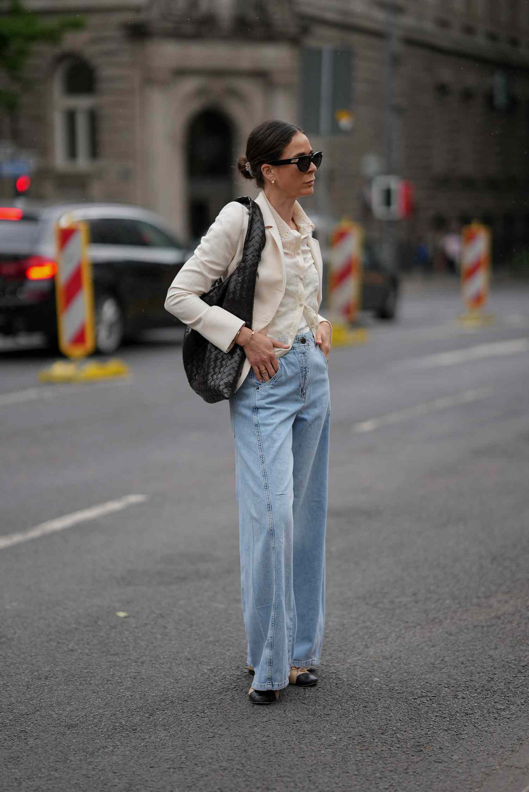 Wide-Leg Jeans and Blazer: Relaxed Chic — 2010s Outfits
