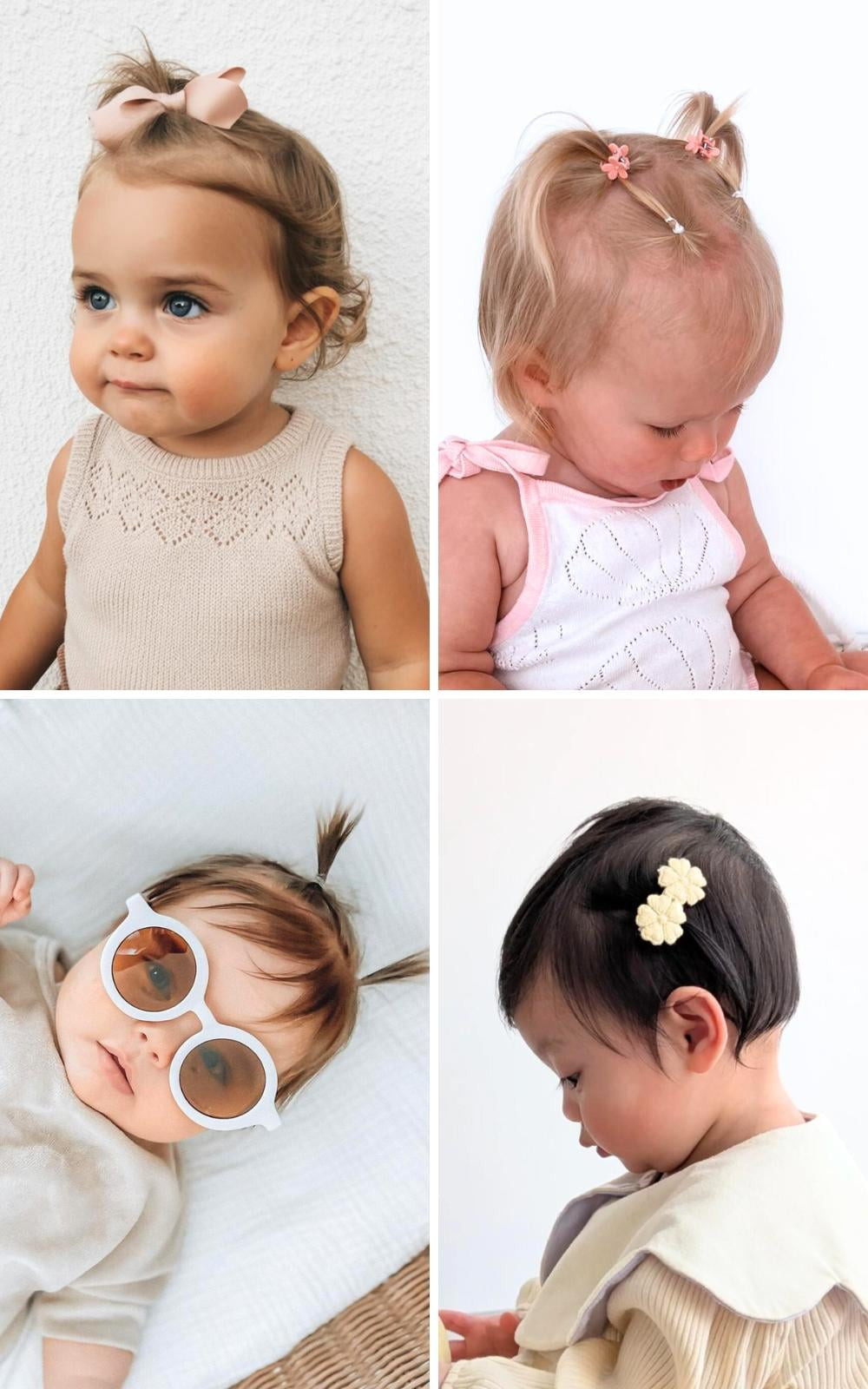 Top Pigtail Buns With Bow Top Pigtail Buns With Bow — Baby Girl Hairstyles