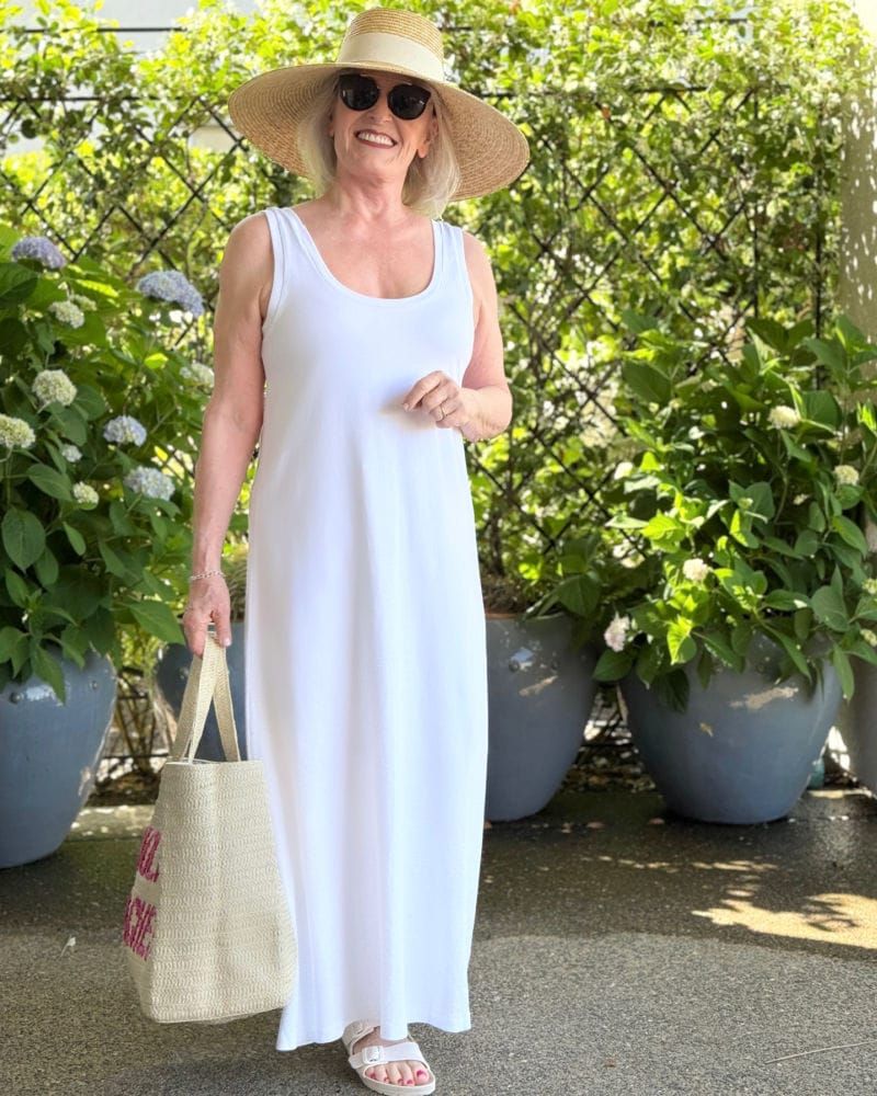 8 Easy Ways To Style A Simple Cotton Dress Over 60