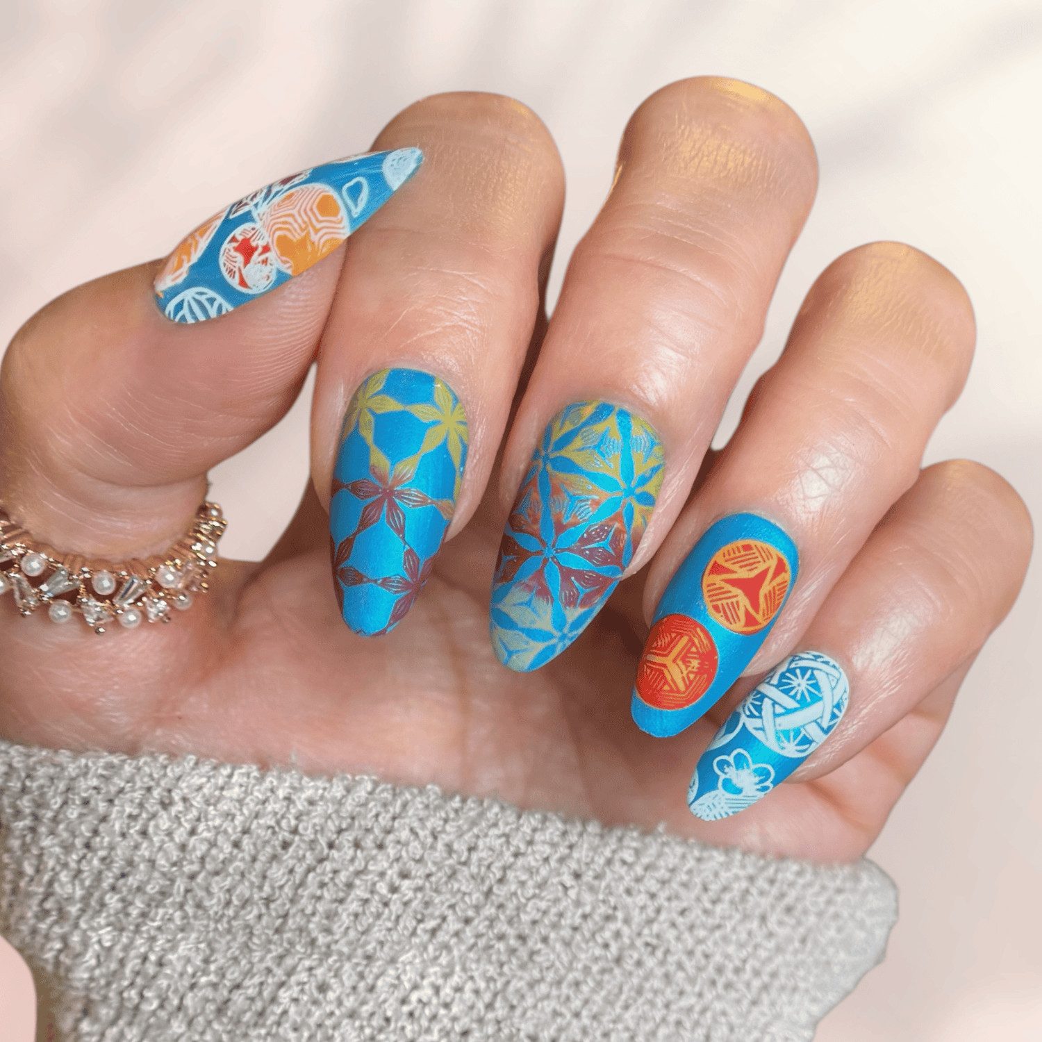 Matte Visual Idea Matte Visual Idea — Stamping Nails