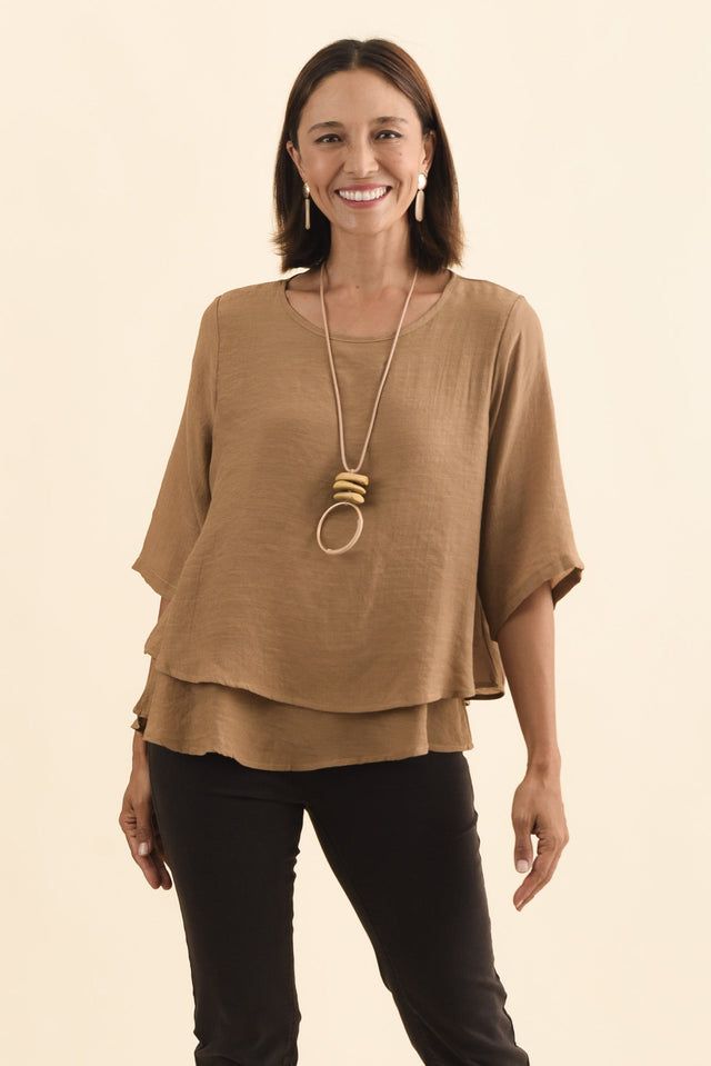 Textural Simplicity: Layered Top and Black Pants Textural Simplicity: Layered Top and Black Pants — Meet the Teacher Outfits