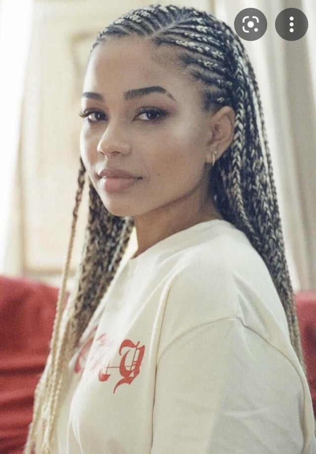 Fulani Braids with Two-Tone Color Fulani Braids with Two-Tone Color — Tribal Braids