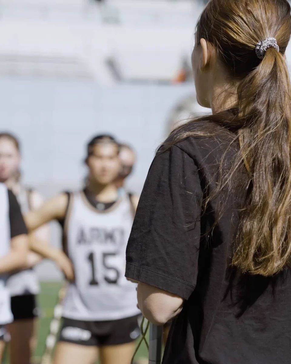 Mid-Back Thick Straight Ponytail with Red Highlights Mid-Back Thick Straight Ponytail with Red Highlights — Lacrosse Hairstyles