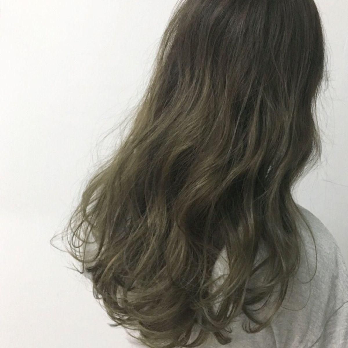 Air-Dried Olive Green Waves Air-Dried Olive Green Waves — Olive Green Hair