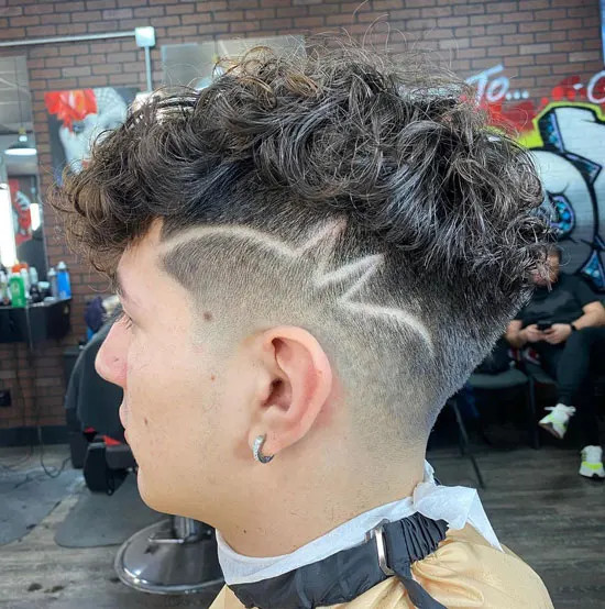 Broccoli Top With Geometric Fade Broccoli Top With Geometric Fade — Broccoli Haircut