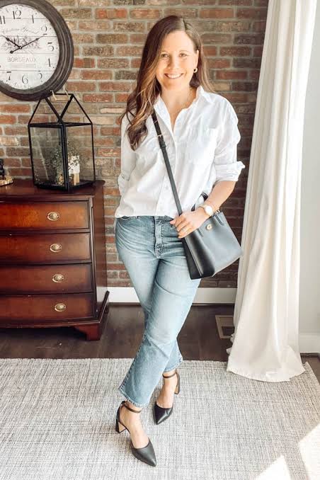 Smart Casual Outfit Idea — Oversized Shirt Outfits