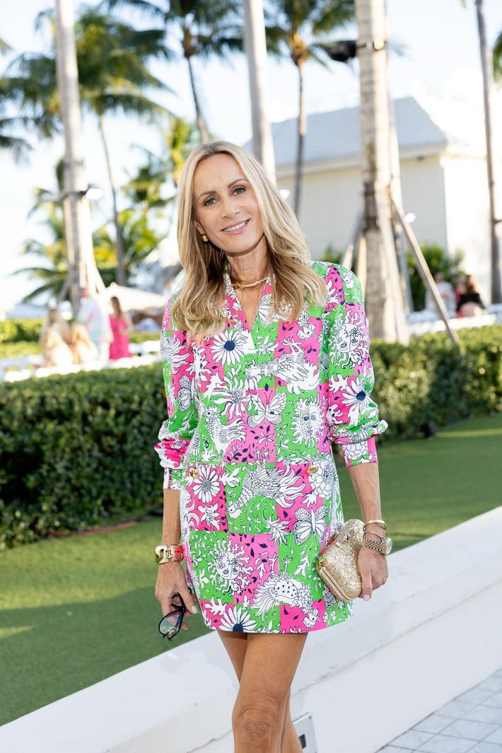 Floral Print Mini Dress for Resort Events — Key West Outfits