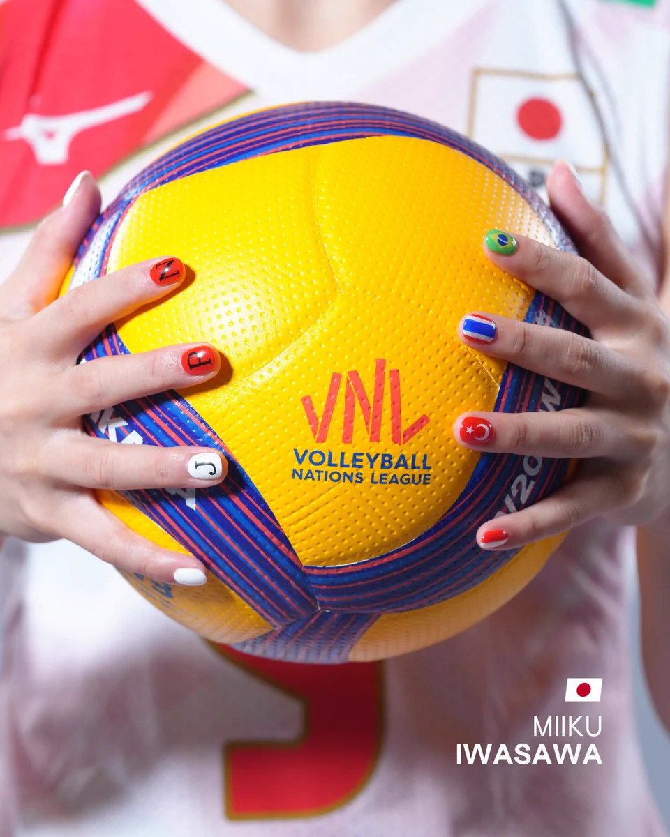 International Flag Sports Nails International Flag Sports Nails — Volleyball Nails