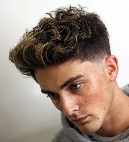 Short On Sides Medium On Top Visual Idea — Fluffy Hair Men