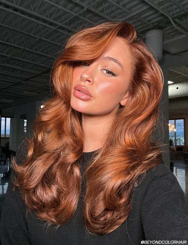Copper With Golden Undertones — Red Hair Colors