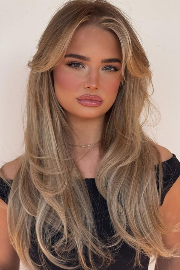 Long Layers Visual Idea Long Layers Visual Idea — Honey Blonde