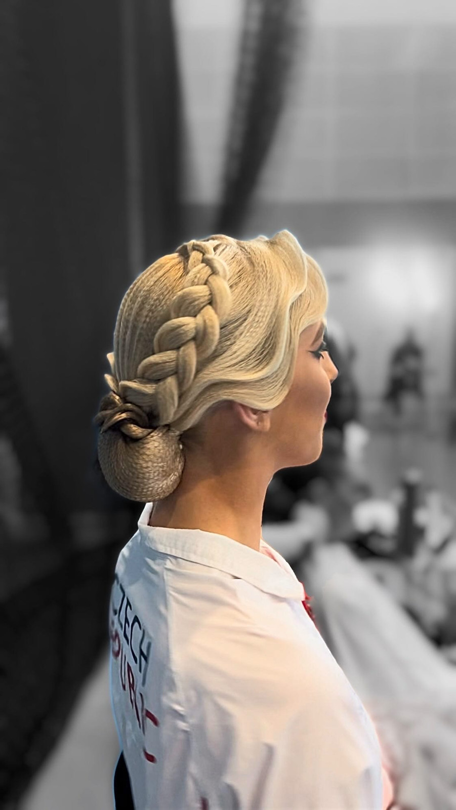 Intricate Braided Updo With Nape Bun Intricate Braided Updo With Nape Bun — Dance Competition Hairstyles