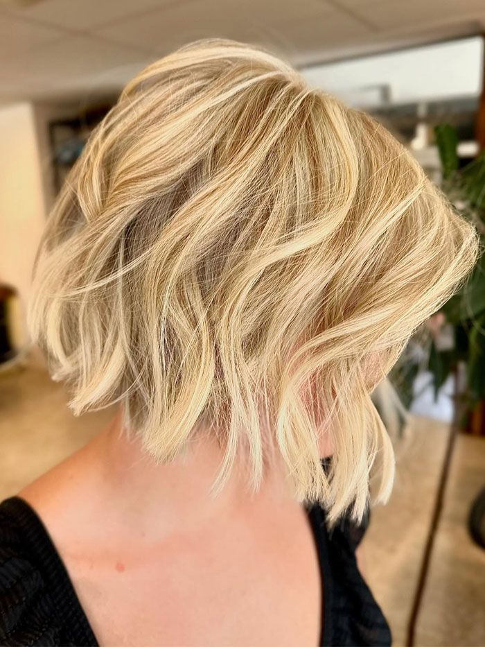 Collarbone Visual Idea — Blonde Bob