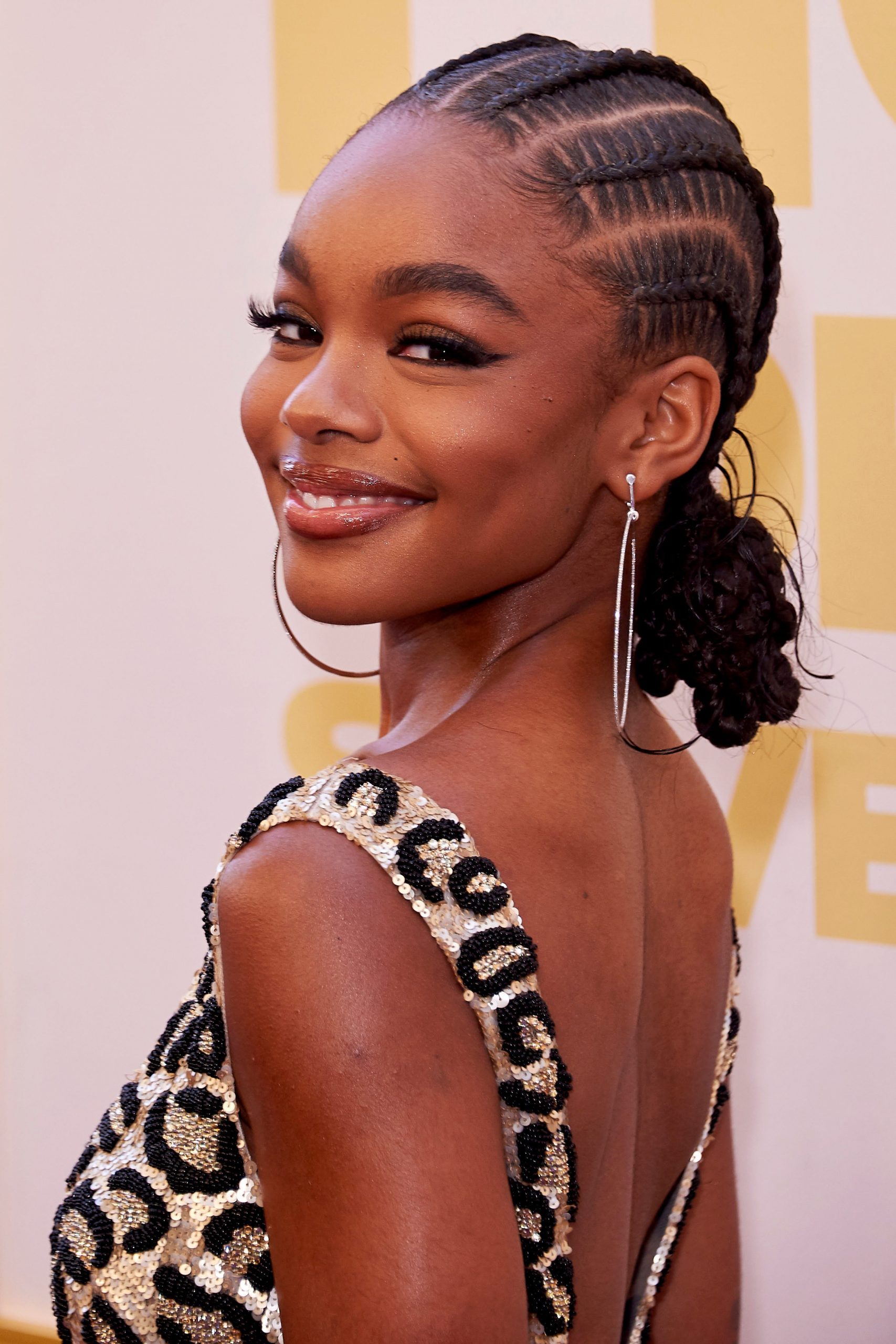 Cornrows Braided Into A Low Ponytail